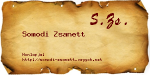 Somodi Zsanett névjegykártya